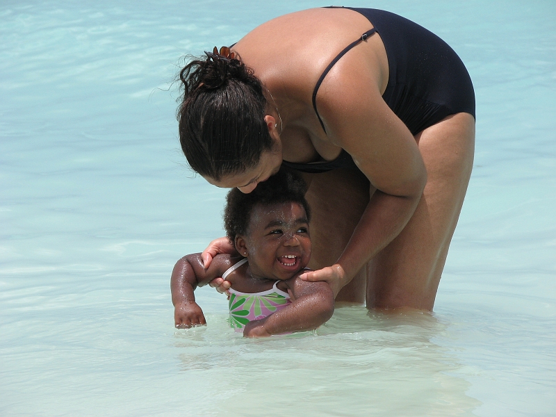Antigua_Vacation_007.JPG - Nope, she's not afraid of the water.