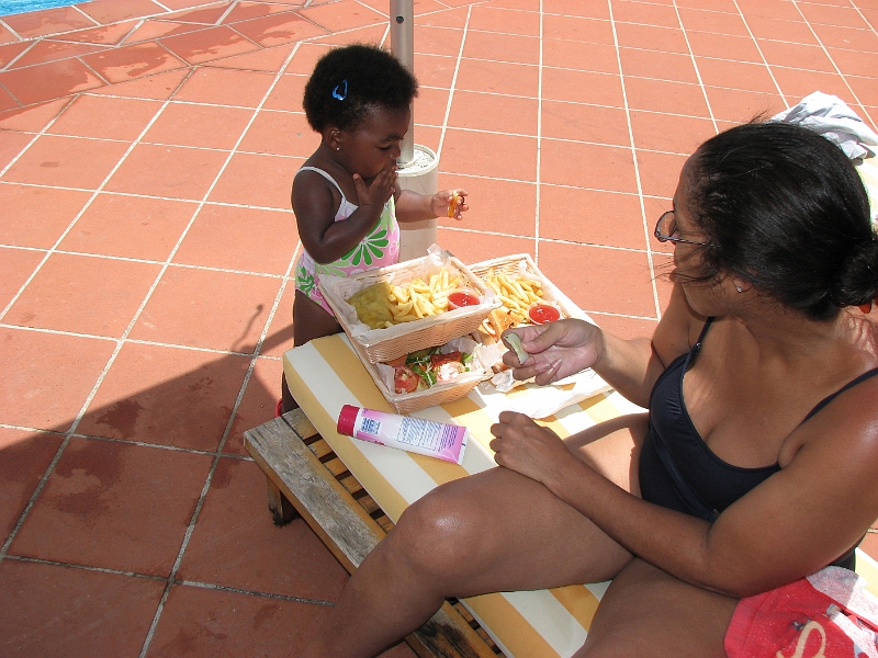 Antigua_Vacation_108.JPG - Back pool-side at the resort.  Lunch time!