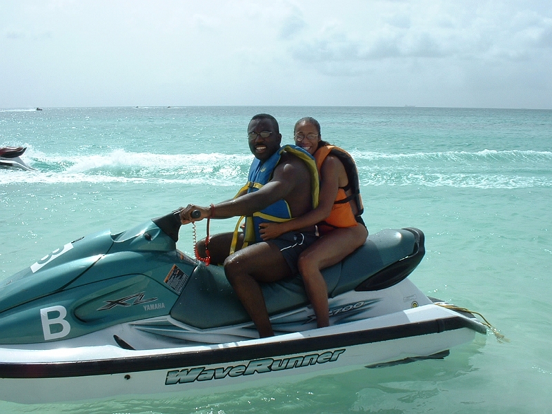 Aruba_028.JPG - Our first ride on a jet ski!