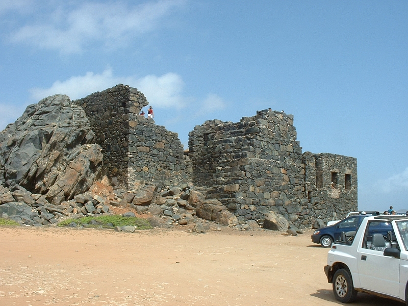 Aruba_062.JPG - Yet another stop on the jeep tour:  Bushiribana Ruins.  This was once a gold smelting fortress