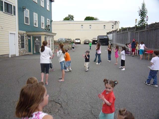 Family_Fun_Day_025.JPG - Kids dancin' in the street (aka parking lot)