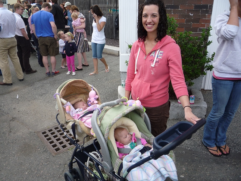 Family_Fun_Day_026.JPG - Jessica stopped by to show off her new twin baby girls!