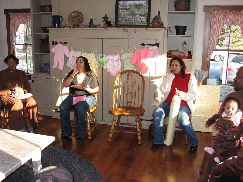 Baby_Shower_035.JPG - Kim about ready to start opening the gifts.