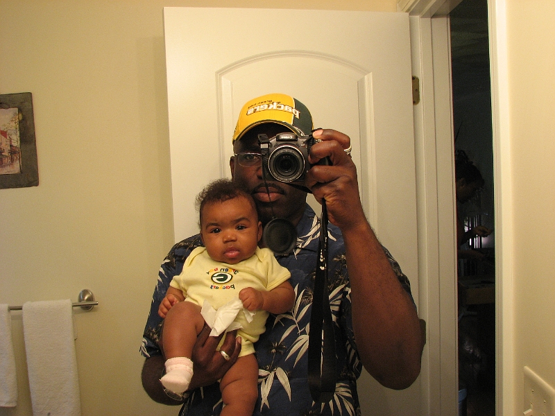 Just_Mikayla_190.JPG - Green Bay Gear rules!!  Until Mommy gets her Philly Eagles order in....